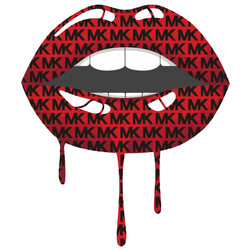 Lips-Drip-MK-Pattern-Svg