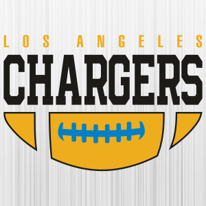 Los-Angeles-Chargers-Ball-Svg