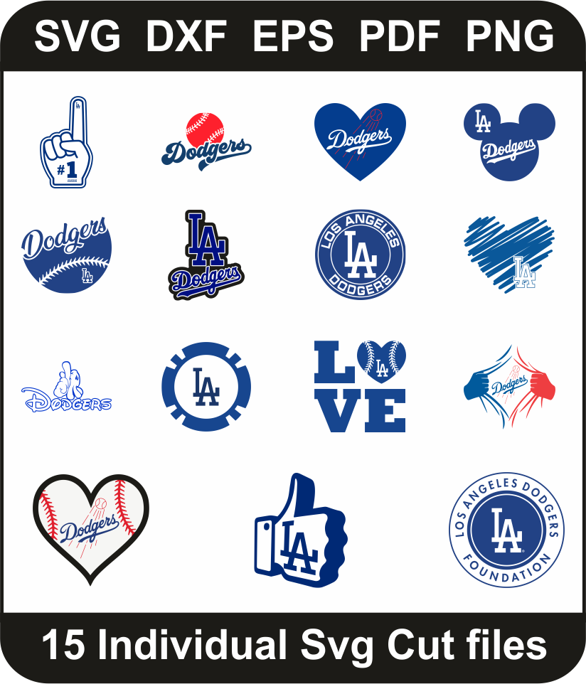 Los-Angeles-Dodgers-Svg-Bundle