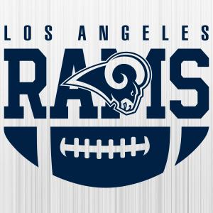Los Angeles Rams Ball Logo Svg