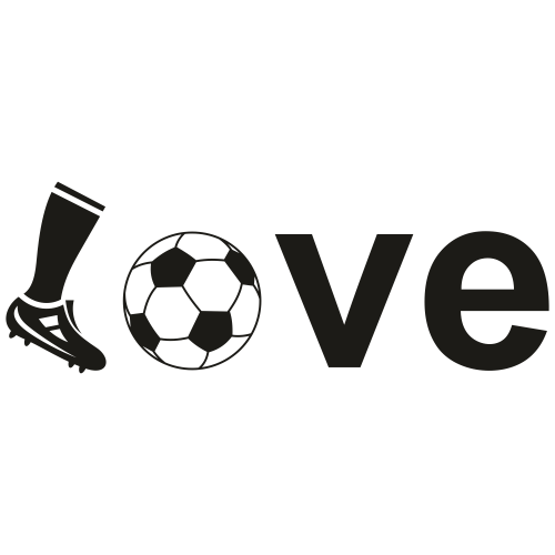 Love Soccer Football Svg