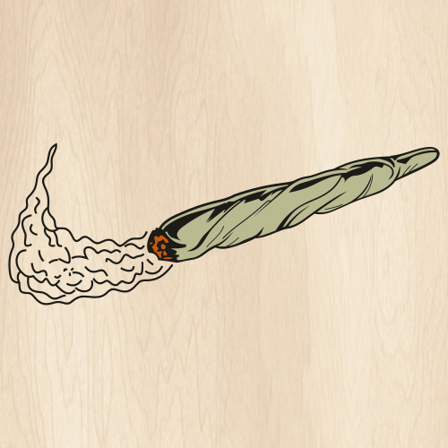 Marijuana-Cigarette-Logo-Svg