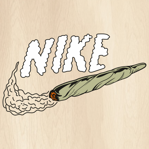 Marijuana-Cigarette-Nike-Logo-Svg