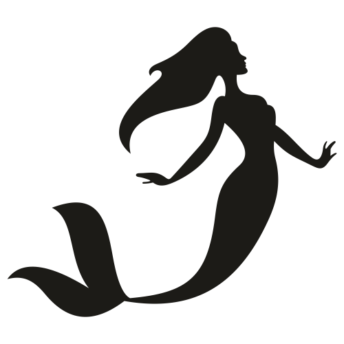 Dancing Mermaid Svg