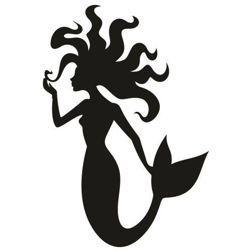 Mermaid Hair Crown Svg | Mermaid Hair Crown Vector Files | Mermaid ...