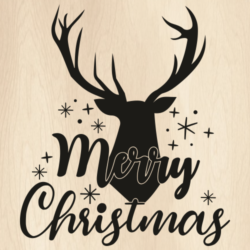 Merry-Christmas-Deer-Svg