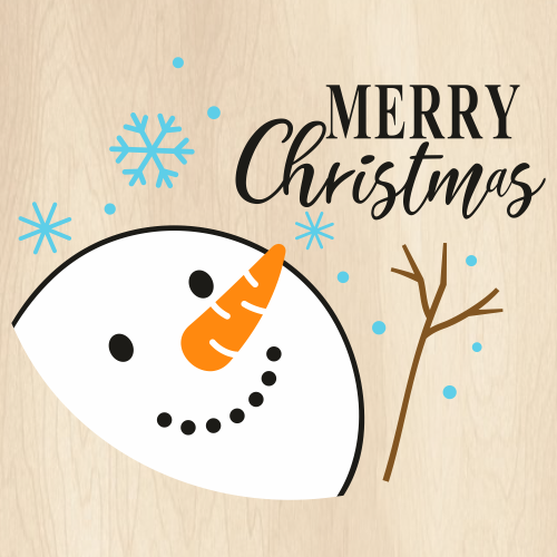 Merry-Christmas-Snowman-Svg