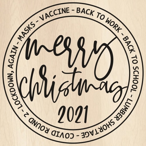 Merry-Christmas-Covid-Round-Svg
