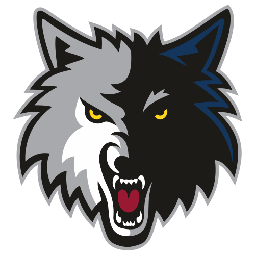 Minnesota Timberwolves Wolf Face Svg