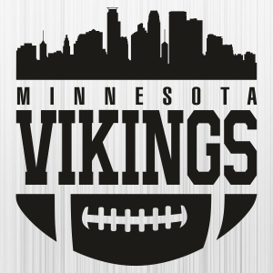 Minnesota Vikings Tower Black Svg