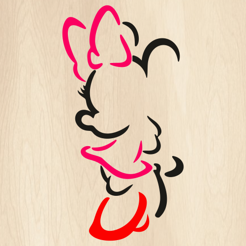 Minnie-Mouse-Outline-Svg
