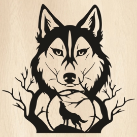 MoonLight-Wolf-Circle-Svg