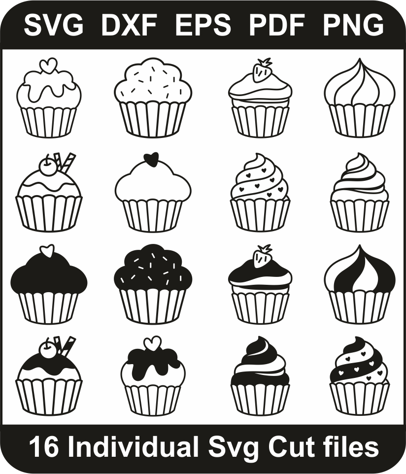 Muffin-Cake-Svg-Pack