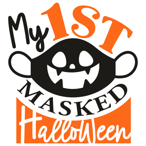 My 1st Halloween Masked SVG