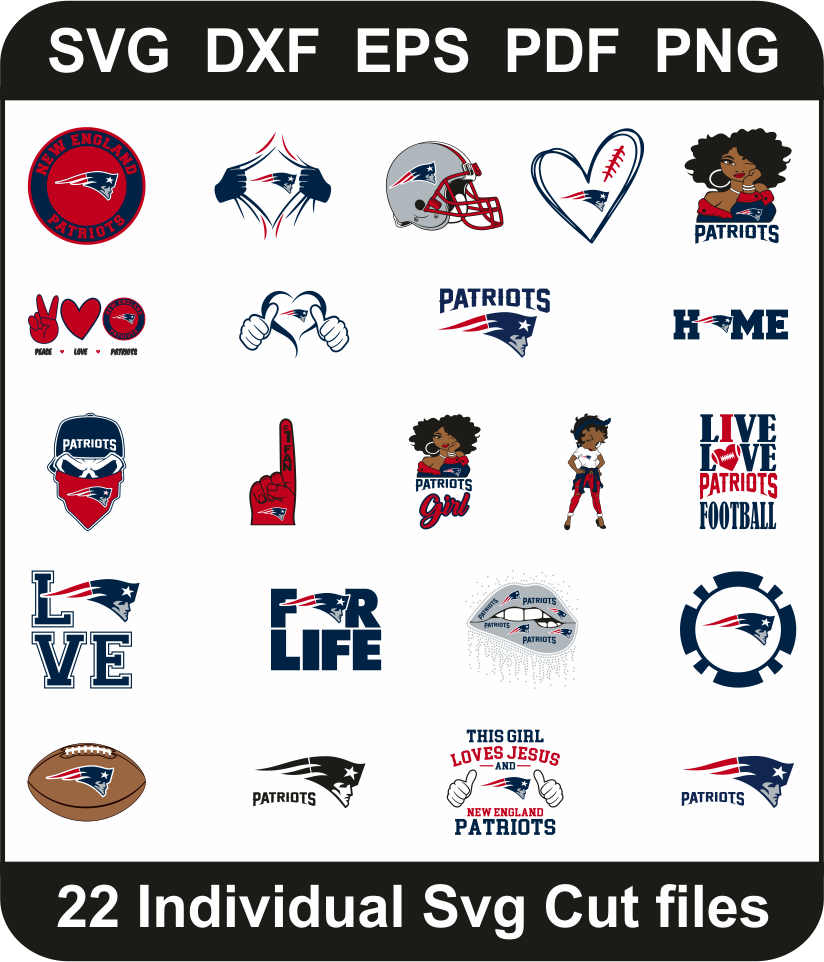 New-England-Patriots-Svg-Pack