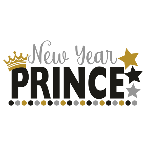 New Year Prince Svg