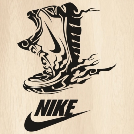 Nike-Shoes-Fire-Svg