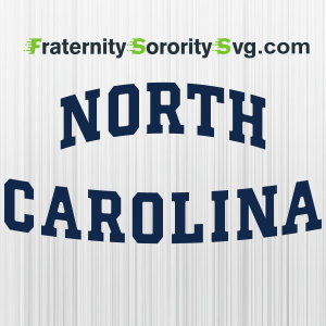 North-Carolina-Tar-Heels-Letter-Svg