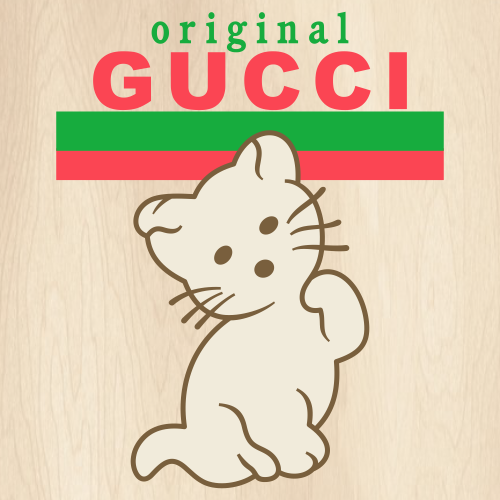 Original Gucci Cat Svg