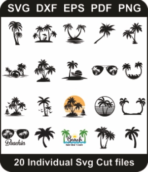 Palm-Tree-SVG-Bundle-|-Palm-Tree-SVG-Files-Pack