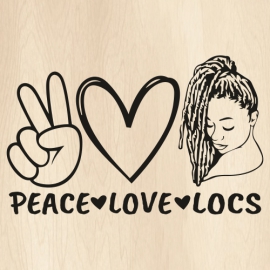 Peace-Love-Locs-SVG