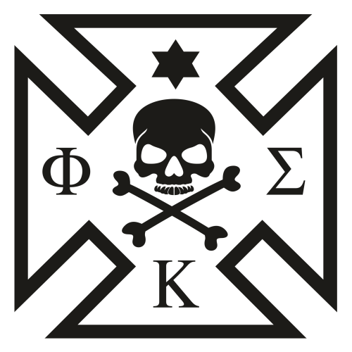 Phi Kappa Sigma Skulls Fraternity Logo SVG
