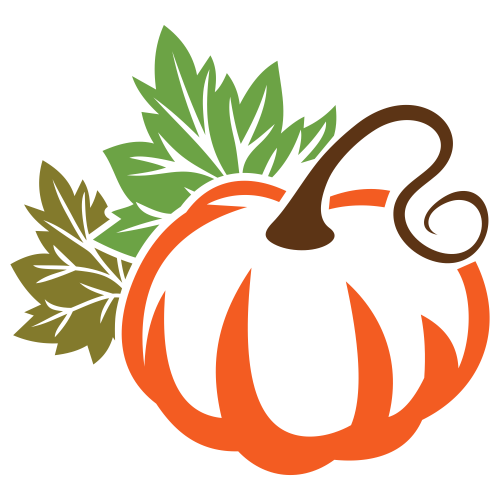 Pumpkin-With-Leaves-Halloween-Svg