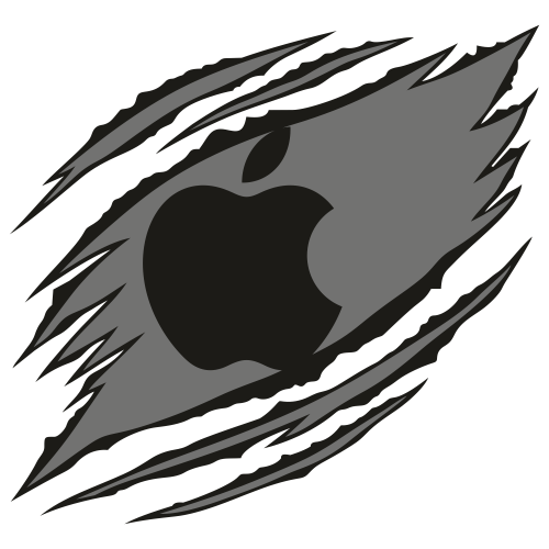 Ripped-Apple-Logo-Svg
