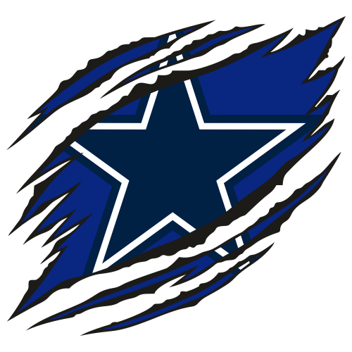 Ripped Dallas Cowboys Logo Svg