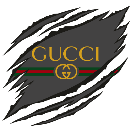 Ripped Gucci Colour Logo Svg