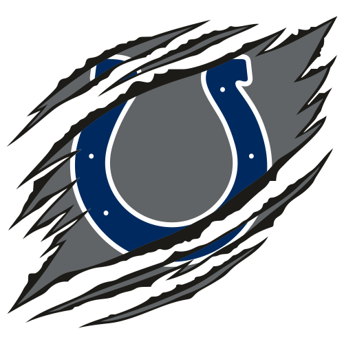 Ripped Indianapolis Colts Logo Svg