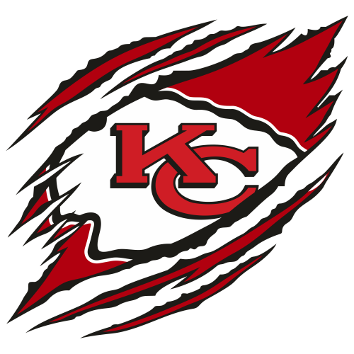 Ripped Kansas City Chiefs Logo Svg