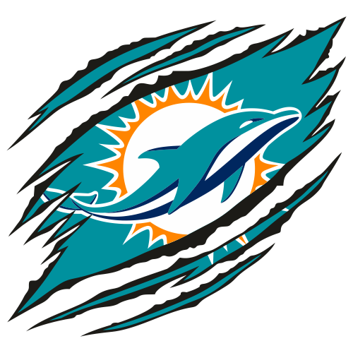 Ripped-Miami-Dolphins-Logo-Svg