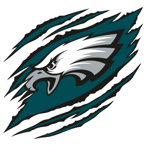Ripped Philadelphia Eagles Logo Svg
