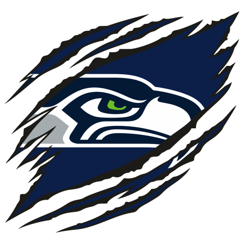 Ripped Seattle Seahawks Logo Svg