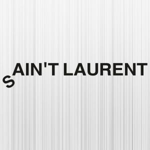 Saint Laurent Black Svg