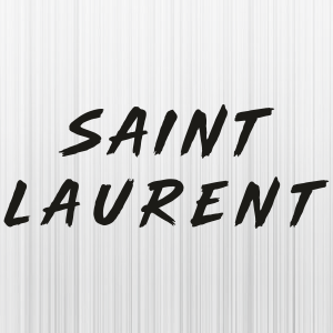Saint Laurent Letter Svg