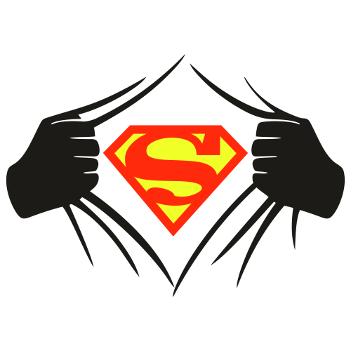 Superman Svg Cuttable Design