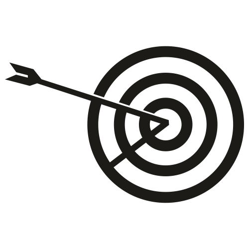 Arrow Hitting in the Target Svg
