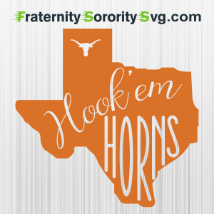 Texas-Longhorns-Hookem-Horns-Svg