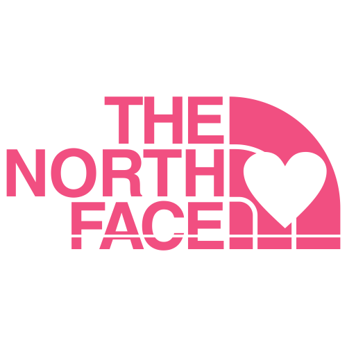 The North Face Heart Svg