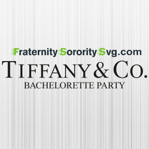 Tiffany And Co Bachelorette Party Svg