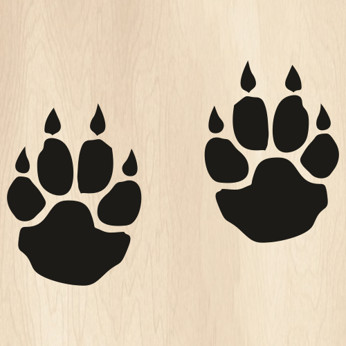 Tiger-Paw-With-Claws-Svg