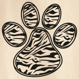 Tiger-Stripes-Paw-Print-Black-Svg