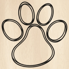 Tiger-Paw-Print-Outline-Svg