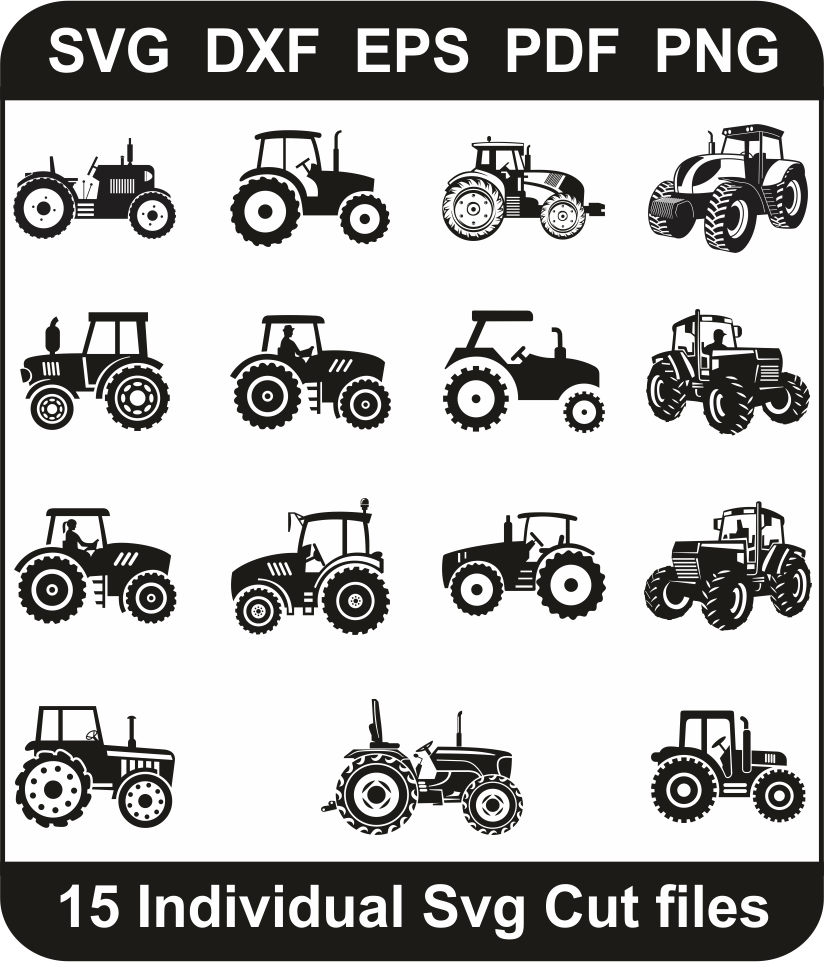 Tractor-SVG-Bundle-|-Farm-Tractor-SVG-Bundle