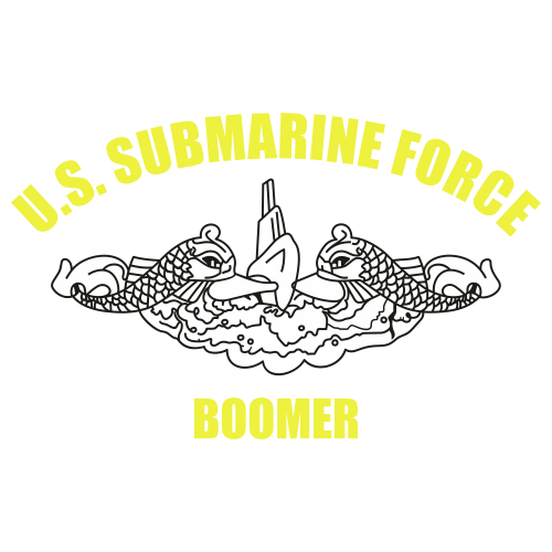 US Navy Submarine Force Boomer Svg