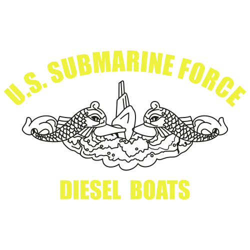 US Navy Submarine Force Diesel Boats Svg