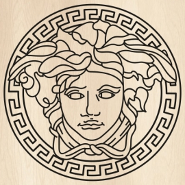 Versace-Face-Logo-Svg