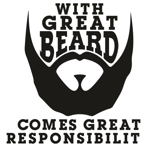 With Great Beard Comes Great Svg
